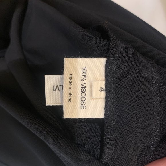 L'AGENCE Crew Neck Knee-Length Dress Size 4 - Picture 6 of 9